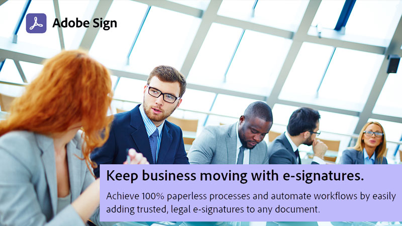 Keep Business Moving With Adobe Sign